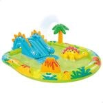 INTEX 'Little Dino Play Center' Planschbecken f&uuml;r Kinder (57166NP) | Rutsche mit