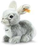 Steiff 067488 Dormili Hase - 21 cm - Kuscheltier - grau sitzend