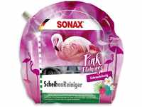 SONAX ScheibenReiniger gebrauchsfertig Pink Flamingo (3 Liter) sekundenschnell klare
