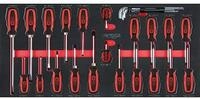 KS Tools Schraubendreher-Satz, 29-tlg. in 1/Systemeinlage SCS Schraubendreher-Satz,