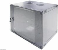LogiLink Professional 19 Zoll Wandgeh&auml;use mit 9 HE (H&ouml;heneinheit), Glast&uuml;r...