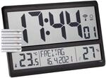 TFA Dostmann XL Wanduhr digital, 60.4520, mit Temperatur und Luftfeuchtigkeit,