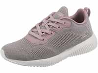 Skechers Damen BOBS Squad Ghost Star Sneaker, Mauve Reflective Engineered Knit, 39.5
