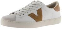 victoria Sneaker Unisex Berlin Leder & Farbige Eins&auml;tzen & Veloursleder-Zehenkappe