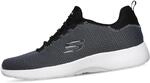 Skechers Dynamight 58360-BLK, Men Training Shoes,Sports Shoes, Black, 45 EU