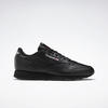 Reebok Unisex Classic Leather Sneaker, CBLACK/CBLACK/PUGRY5, 40 EU