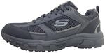 Skechers Oak Canyon-Verketta 51898-BBK, Mens Sneakers,Sports Shoes, Black, 45 EU