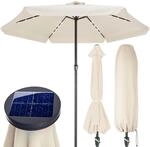 Kingsleeve&reg; Sonnenschirm LED Beleuchtung UV Schutz 80+ Solar Schutzh&uuml;lle 330cm