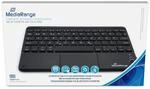 MediaRange Tastatur Funk QWERTY (griechisch) kompakt mit Touchpad Schwarz | Touchpad