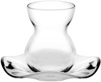 Teegl&auml;ser Set Cay Bardagi 6x Teeglas + 6x Untertasse