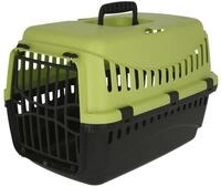 Kerbl Pet Transportbox Expedion, gr&uuml;n/schwarz, 45x30x30 cm, Hundebox, Katzenbox,