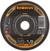 RHODIUS XT70 | 10 Stück Ø 125 mm x 1,5 mm | Trennscheibe Metall | Extra...