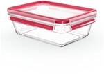 EMSA Clip & Close Glas Frischhaltedose, rechteckig, 1,3 L, 100 Prozent dicht,
