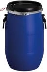 Graf Kunststoff Fass mit Deckel, Spannring und Tragegriffen, PE, 30 l