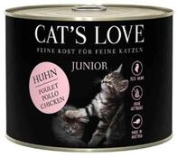 Cat's Love Junior Huhn, getreidefrei und glutenfrei, 6 x 200 g