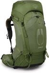 Osprey Herren 50l Men's Backpacking Backpack Atmos AG 50 Mythical Green, Mythisches