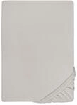 biberna Deluxe Jersey-Elastic-Spannbetttuch 140x200 cm - 160x220 cm grau | 97%