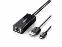 UGREEN Ethernet Adapter für Chromecast und TV Stick Micro USB auf RJ45 LAN