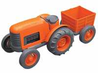 Green Toys 8601042 Traktor mit Anhänger, Bauernhof Trecker, nachhaltiges