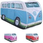 Board Masters - Volkswagen Kinder-Pop-Up-Spiel-Zelt im T1 Bulli Bus Design 165 cm