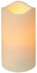 Star Trading LED-Kerze Outdoor, flackernd mit Timer, batteriebetrieben, Kunststoff