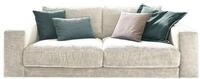 KAWOLA Big Sofa 'Madeline' 2-Sitzer, Couch Cremewei&szlig; Gepolstert, Megasofa,...