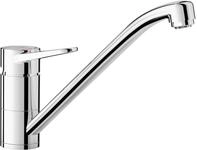 BLANCO WEGA II | K&uuml;chenarmatur in chrom | Niederdruck | [4,8x25,2x18,5 cm] 