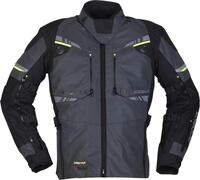 Modeka Taran Flash Motorrad Textiljacke, schwarz/grau, L