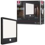 Paulmann 94665 LED Au&szlig;enleuchte Panel Lamina mit Bewegungsmelder IP44 eckig incl.