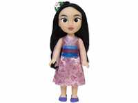 Disney Princess Mulan Puppe 35cm, reflektierende Glitzeraugen, bewegliche Gelenke,