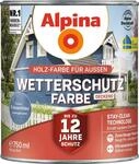 Alpina Holz-Wetterschutz-Farben &ndash; Friesenblau, deckend &ndash; bis zu 12 Jahre...