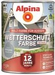 Alpina Holzfarbe f&uuml;r Aussen silbergrau 2,5L