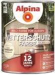 Alpina Holz-Wetterschutz-Farben &ndash; Kreidewei&szlig;, halbdeckend &ndash; 2,5 Liter