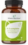Rhein Nutrition Multivitamin Kapseln Vitamine A-Z Hochdosiert | Mineral Komplex mit