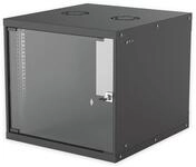 Intellinet Wandverteiler 19" 9 HE 540x560 Flatpack schwarz Rack-Modul 9 Schwarz