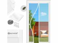 KESSER® Magnet Fliegengitter Tür Insektenschutz 100 x 220 cm Magnetvorhang