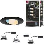 Paulmann 93096 LED Einbauleuchte Calla 3er-Set schwenkbar IP65 90mm 30&deg; 3x550lm