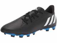 adidas Unisex Predator Edge.4 Flexible Ground Soccer Shoe, Black/White/Vivid...