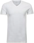 Ragman Herren 2 T-Shirt Doppelpack Bodyfit mit V-Ausschnitt, Wei&szlig;, XL