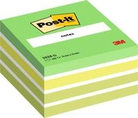 Post-it Notes W&uuml;rfel, 450 Blatt, 76 mm x 76 mm, Gr&uuml;n, Wei&szlig;