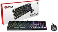 MSI Vigor GK30 Combo US Layout GK30 Gaming Tastatur QWERTY und GM11 Gaming Maus