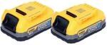 DeWalt Akku Set DCBP 034 E2 2x Powerstack Akku 18 V 1,7 Ah / 1700 mAh XR Li-Ion...