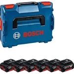 Bosch Professional 18V System Akku Set: 6X GBA 18V 4.0Ah (inkl. Einlage f&uuml;r
