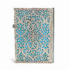 Paperblanks Notizbuch mit Lesebändchen & Innentasche | Maya Blau | Midi (180 x 130