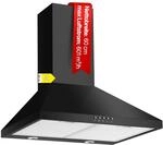 Amica Kaminhaube 60 cm 601 m&sup3;/h Abluft Drucktaster LED Beleuchtung Nachlaufautomatik