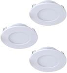 EGLO connect.z 3er Set Smart Home LED Bad-Einbaustrahler Fueva-Z, Zigbee | ultra