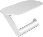 hansgrohe WallStoris - Toilettenpapierhalter, Klopapierhalter mit Ablage, 23cm,