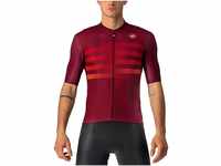 CASTELLI Men's Endurance Pro Jersey Sweatshirt, Bordeaux/Rot-Orange, L