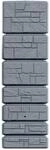 Tower Stone 350 l, Ma&szlig;e (mm) 575 x 384 x 1800
