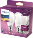 PHILIPS LED Classic E27 Filament Lampen (100 W), Matte LED Lampen mit warmwei&szlig;em